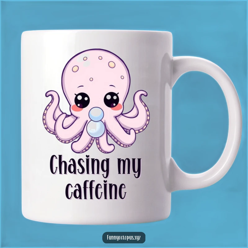 Funny Octopus Mug: Curious Explorer, Pearl Hunter, Perfect Gift!