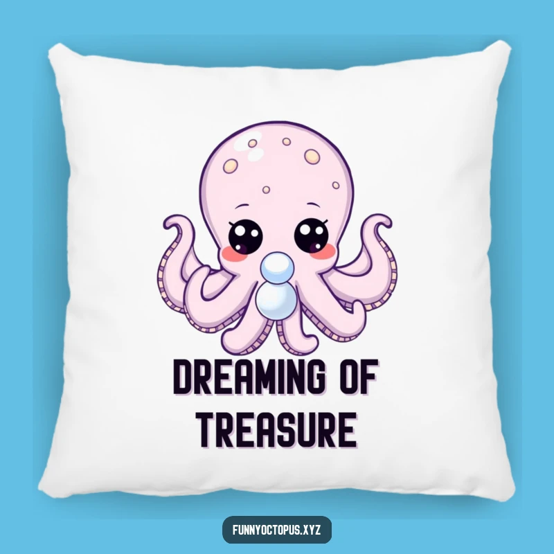 Funny Octopus Pillow: Cozy Explorer, Pearl Comfort, Sweet Gift!