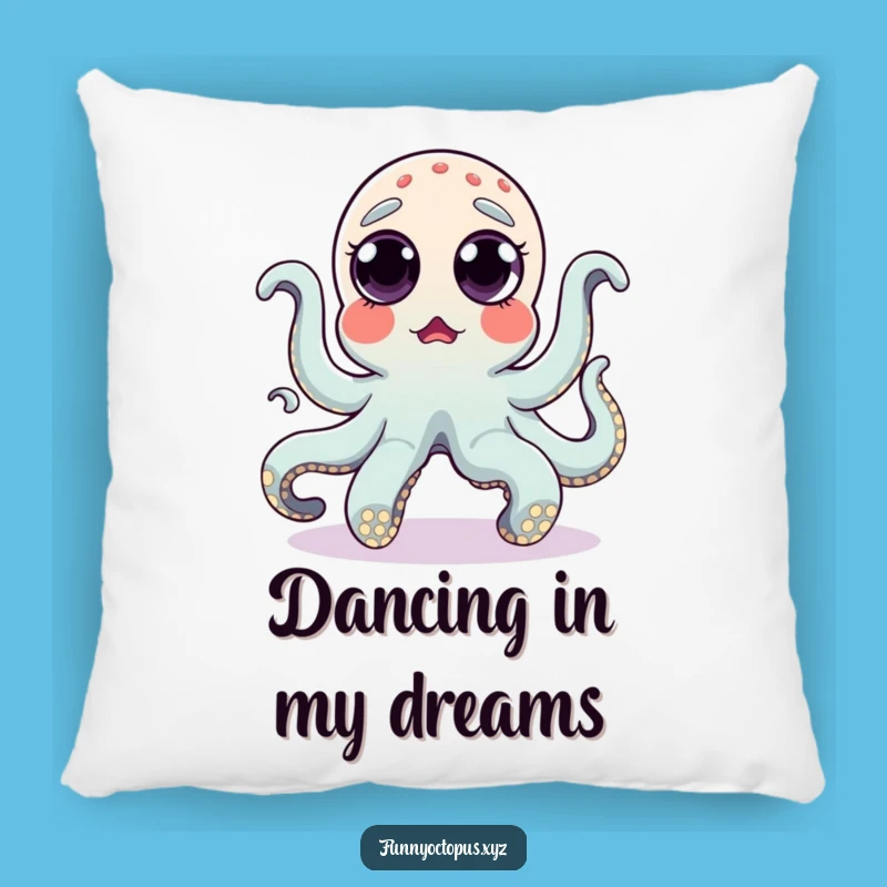 Funny Surprised Octopus Pillow - Silly Dance Comfort