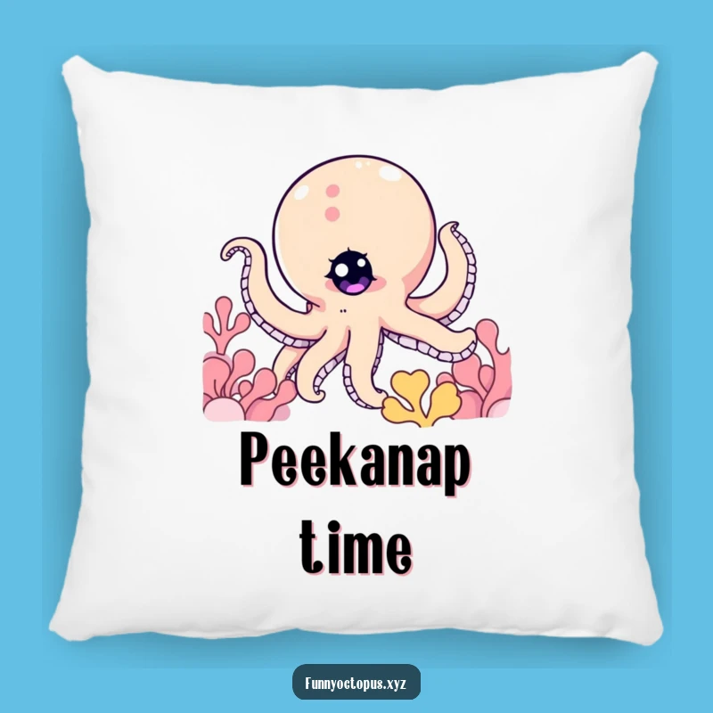 Funny Octopus Pillow: Cozy Peek-a-Boo, Soft Surprise, Sweet Gift!
