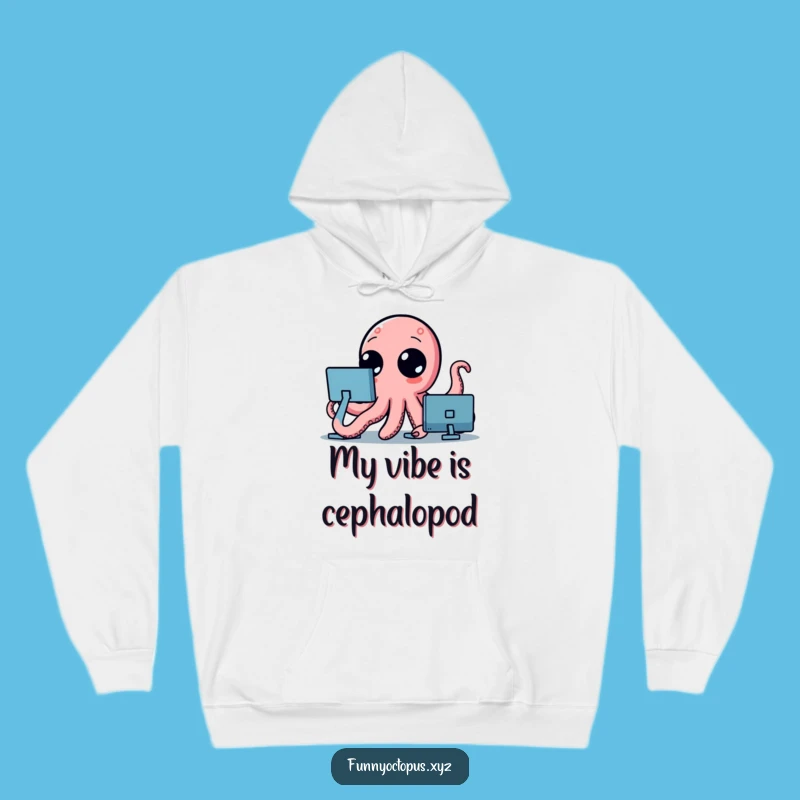 Funny Octopus Hoodie: Cozy & Comfy with Waving Tentacles, Great Gift!