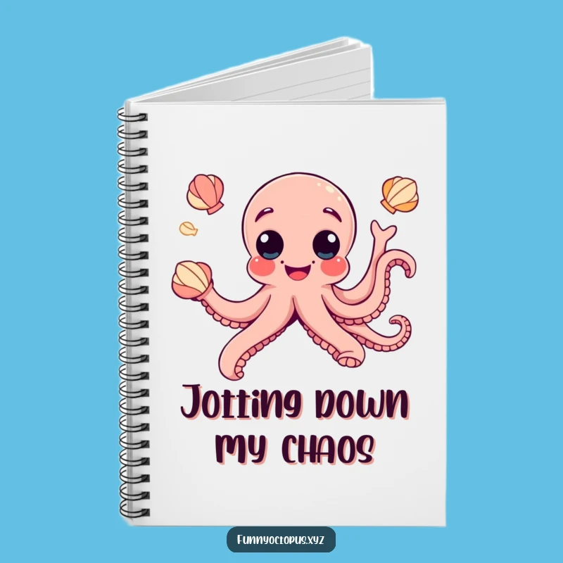 Funny Googly Eye Octopus Notebook - Juggling Ideas